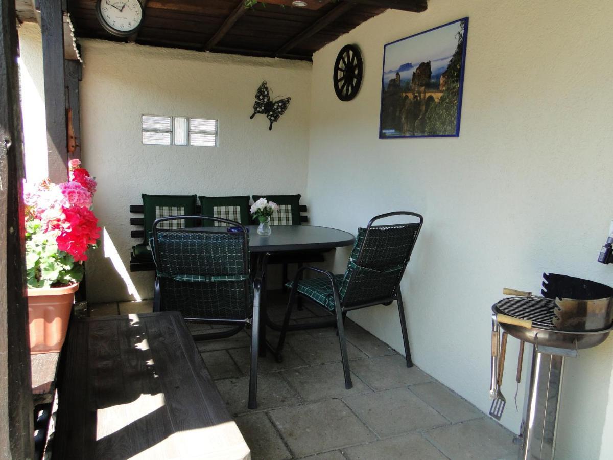 Ferienwohnung Haus Angermann Struppen Exterior foto