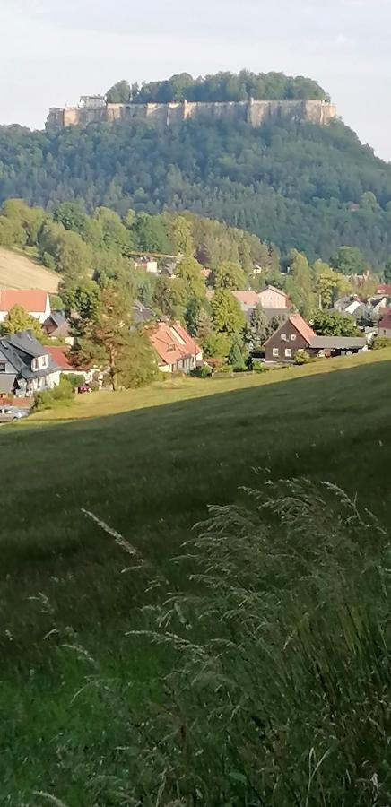 Ferienwohnung Haus Angermann Struppen Exterior foto